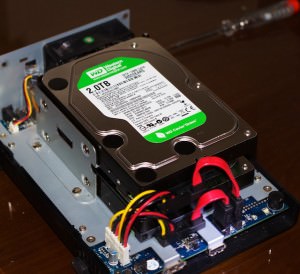 NAS hard drive swap