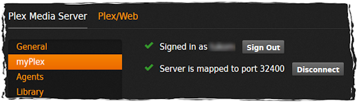 plex media server port forwarding settings